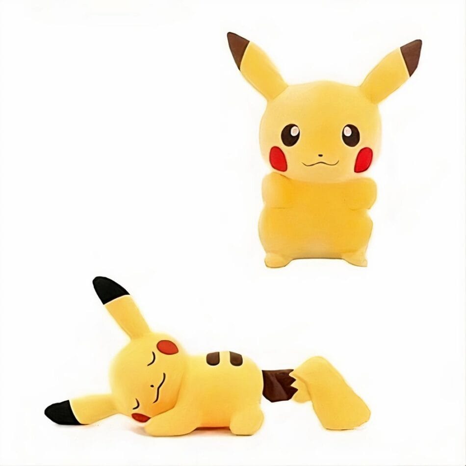Pikachu Knuffels Slapend Set Van 2 Voor Fans Van Alle Leeftijden De Knuffel