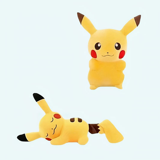 Pikachu Knuffels Slapend Set Van 2 Voor Fans Van Alle Leeftijden De Knuffel
