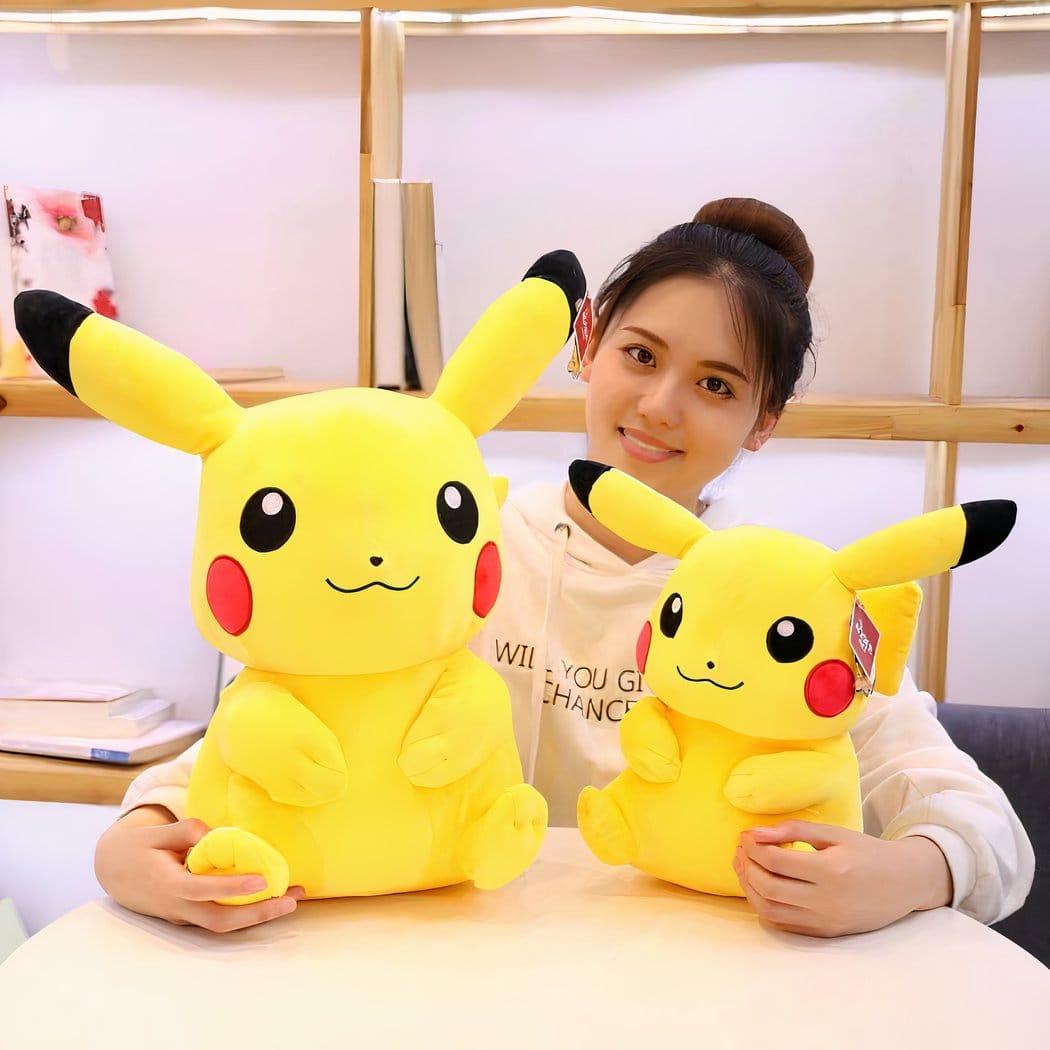 Pikachu Reuzenknuffel Glimlachend Gele Knuffel De Knuffel 35cm