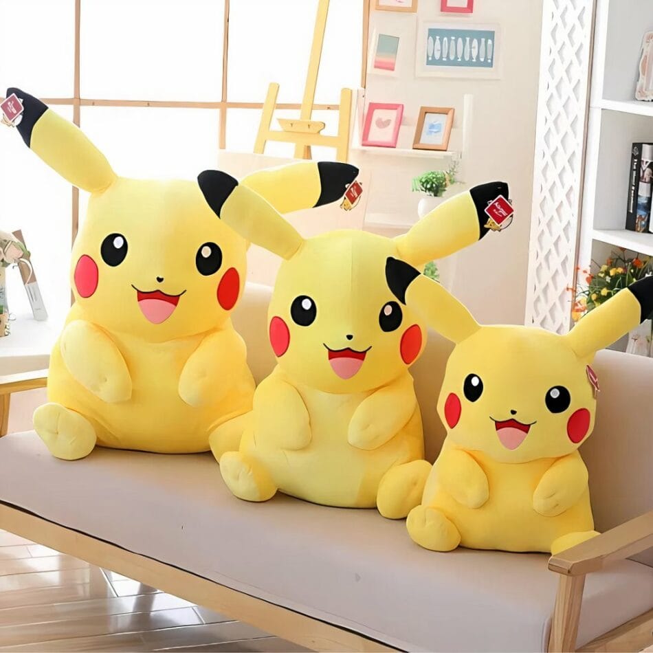 Pikachu Reuzenknuffel Glimlachend Gele Knuffel De Knuffel