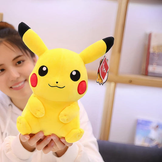 Pikachu Reuzenknuffel Glimlachend Gele Knuffel De Knuffel 10cm