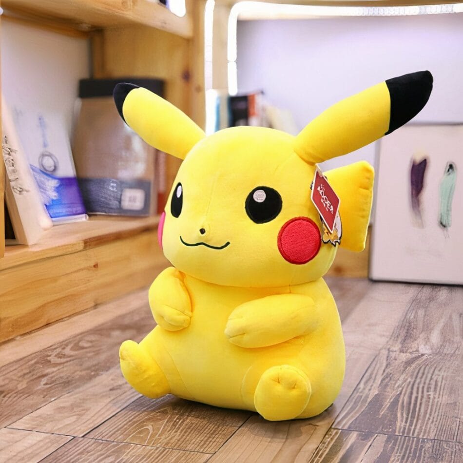 Pikachu Reuzenknuffel Glimlachend Gele Knuffel De Knuffel