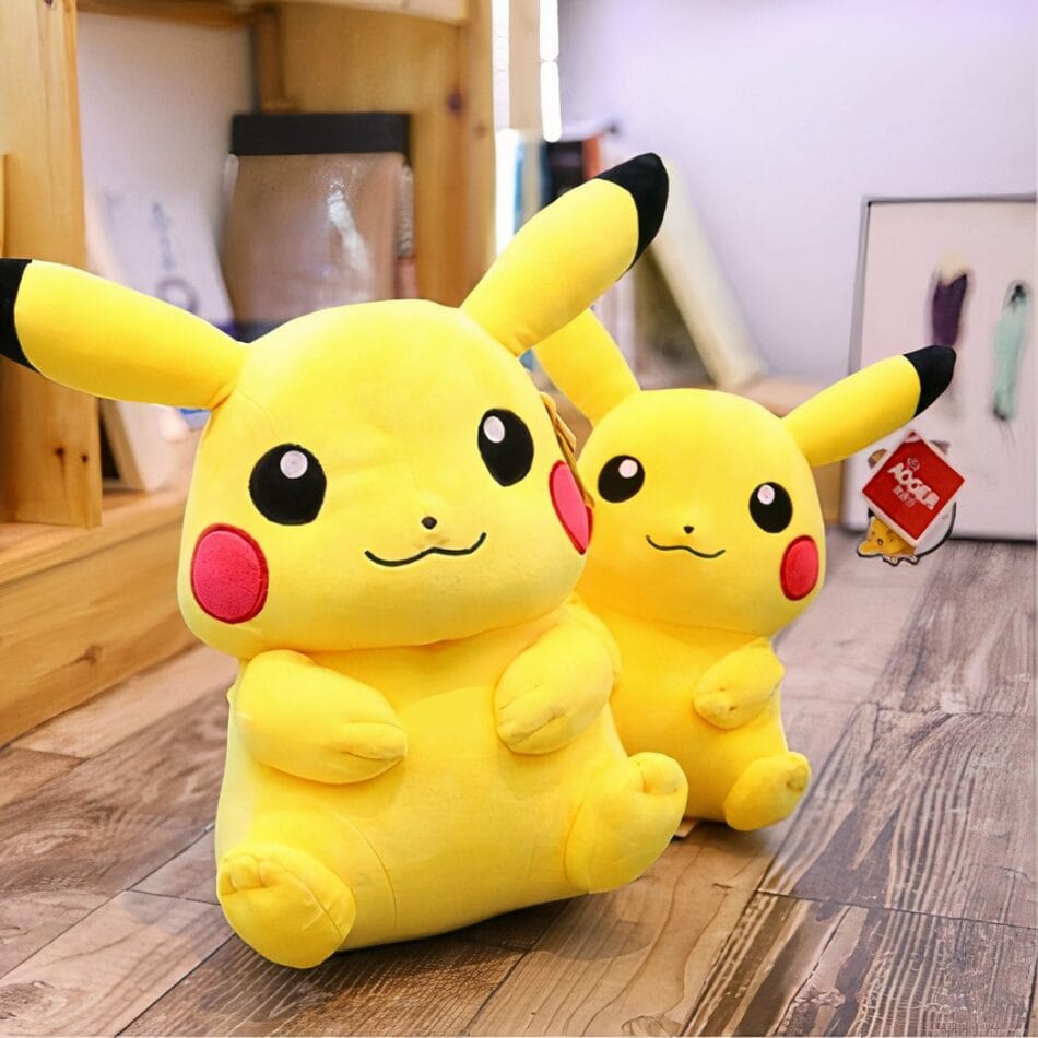 Pikachu Reuzenknuffel Glimlachend Gele Knuffel De Knuffel