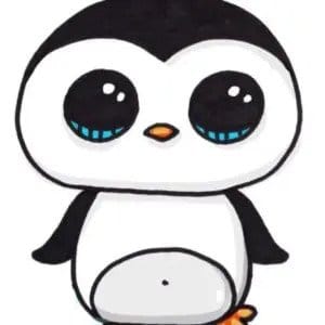 Pinguïn Knuffel met Groen Truitje Zachte Pluche Speelgoed De Knuffel