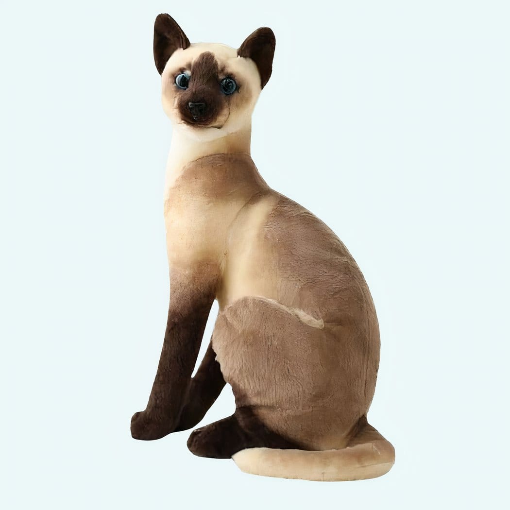 Pluche Knuffelkat Gestreept Grijs Zachte Speelse Metgezel De Knuffel 25cm