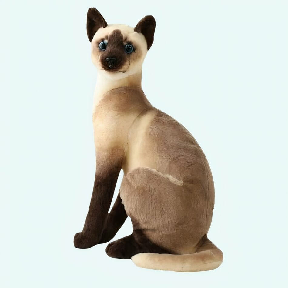 Pluche Knuffelkat Gestreept Grijs Zachte Speelse Metgezel De Knuffel