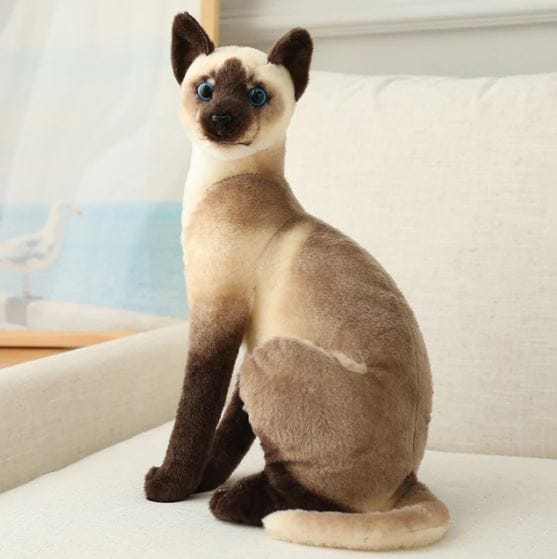 Pluche Knuffelkat Gestreept Grijs Zachte Speelse Metgezel De Knuffel