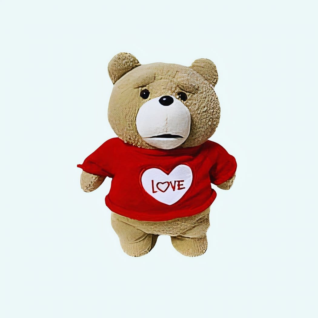 Pluchen Knuffelbeer Ted Love Liefdevolle Knuffel Partner De Knuffel