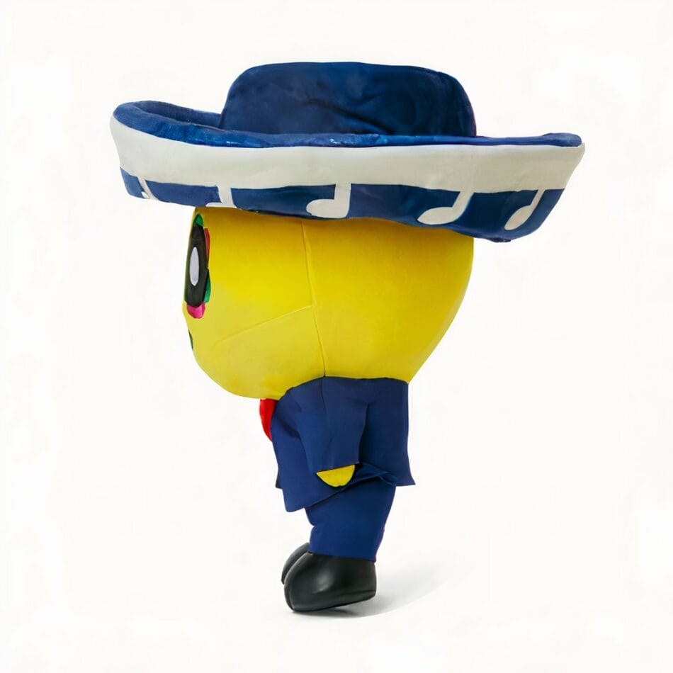 Poco Knuffel Brawl Stars Gele Knuffel Met Blauw Kostuum En Hoed De Knuffel
