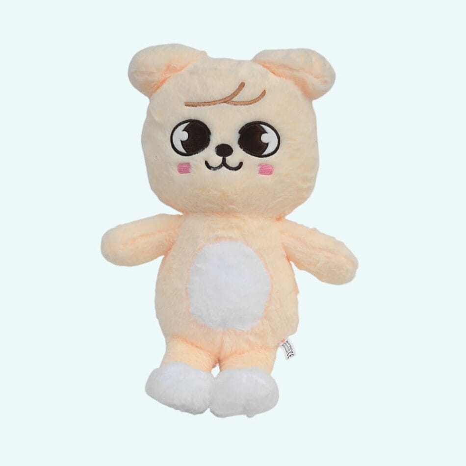 Poederroze Stray Kids SKZOO PuppyM Knuffel Geïnspireerd Op Seungmin De Knuffel