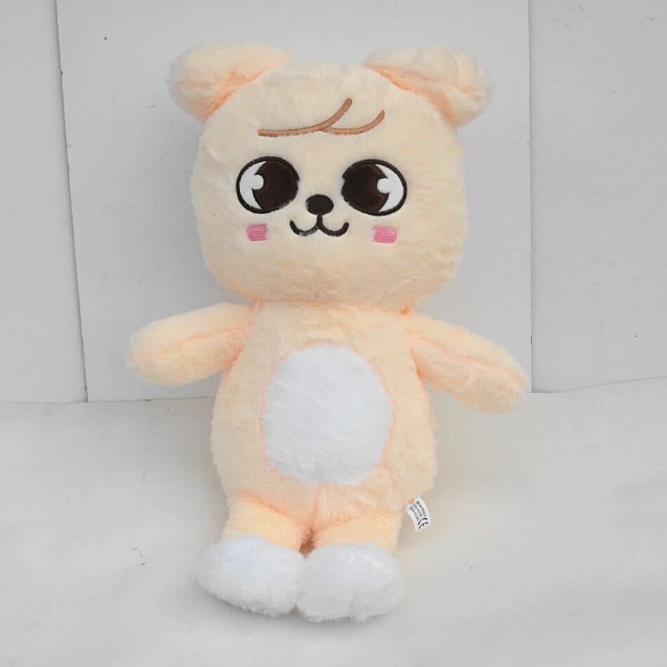 Poederroze Stray Kids SKZOO PuppyM Knuffel Geïnspireerd Op Seungmin De Knuffel
