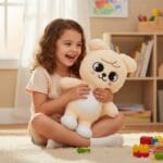 Poederroze Stray Kids SKZOO PuppyM Knuffel Geïnspireerd Op Seungmin De Knuffel