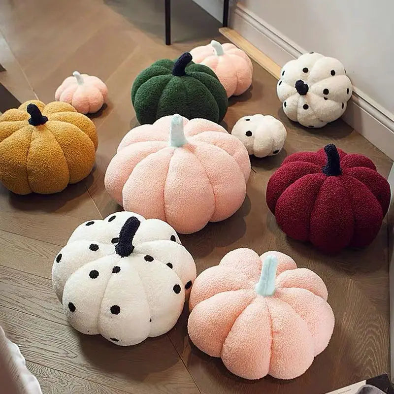 Pompoen Knuffelkussen | Pluche Herfst Decoratie De Knuffel