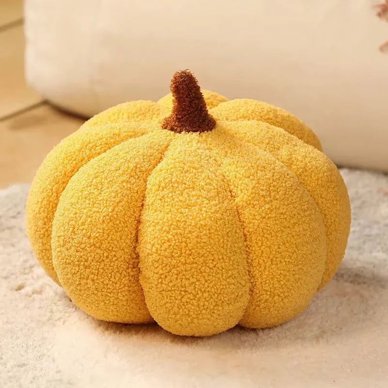 Pompoen Kussen 23 tot 40 cm | Pluche Pompoen in 7 Kleuren De Knuffel