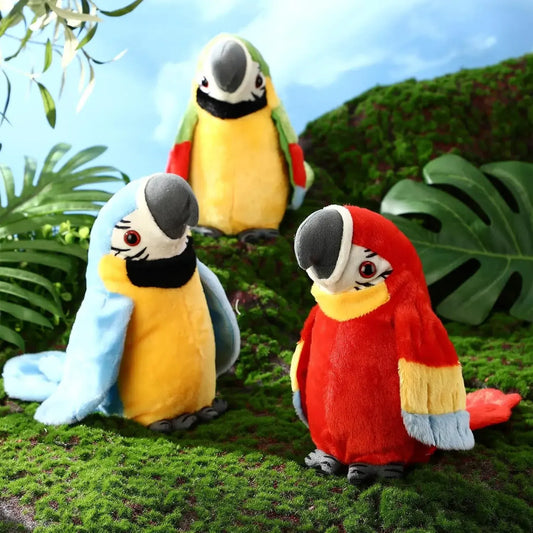 Pratende Papegaai Knuffel met Stem De Knuffel