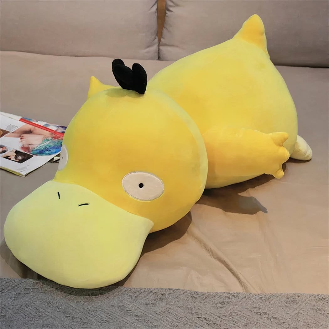 Psykokwak XXL Reuzenknuffel Pokémon Voor Verzamelelaars De Knuffel 80cm