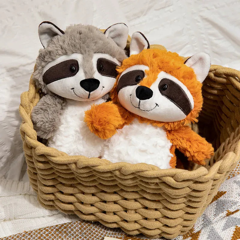Raccoon Knuffel 25 tot 50 cm | Zachte Kawaii Raccoon in 4 Kleuren De Knuffel