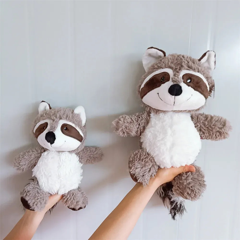 Raccoon Knuffel 25 tot 50 cm | Zachte Kawaii Raccoon in 4 Kleuren De Knuffel