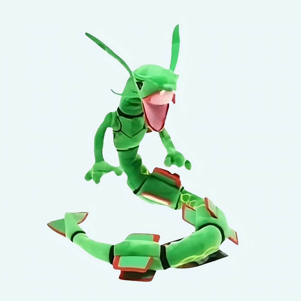 Rayquaza Pokémon Officiële Groene Legendarische Knuffel Derde Generatie De Knuffel