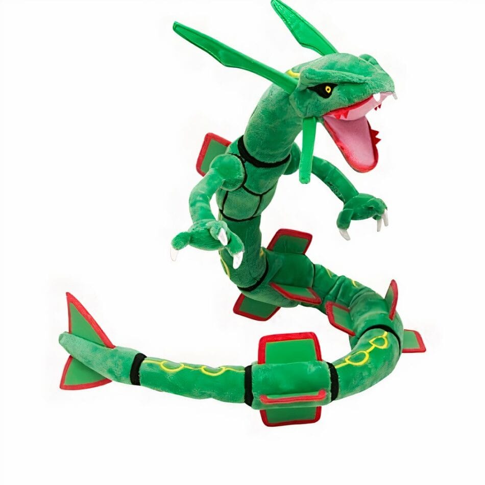 Rayquaza Pokémon Officiële Groene Legendarische Knuffel Derde Generatie De Knuffel