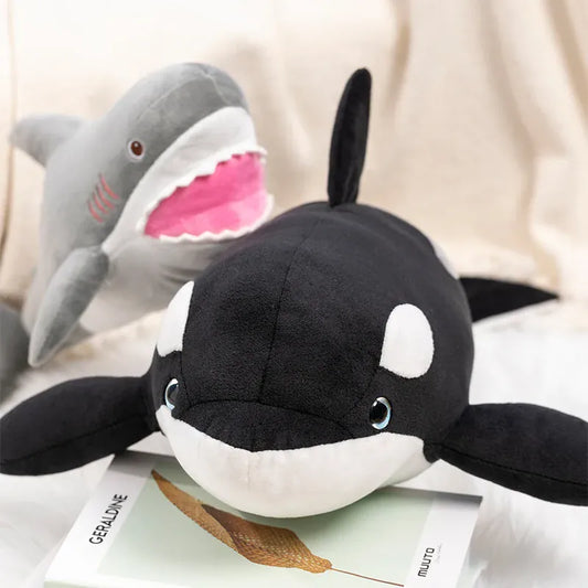 Realistische Haai of Orka Knuffel 35 tot 50 cm De Knuffel