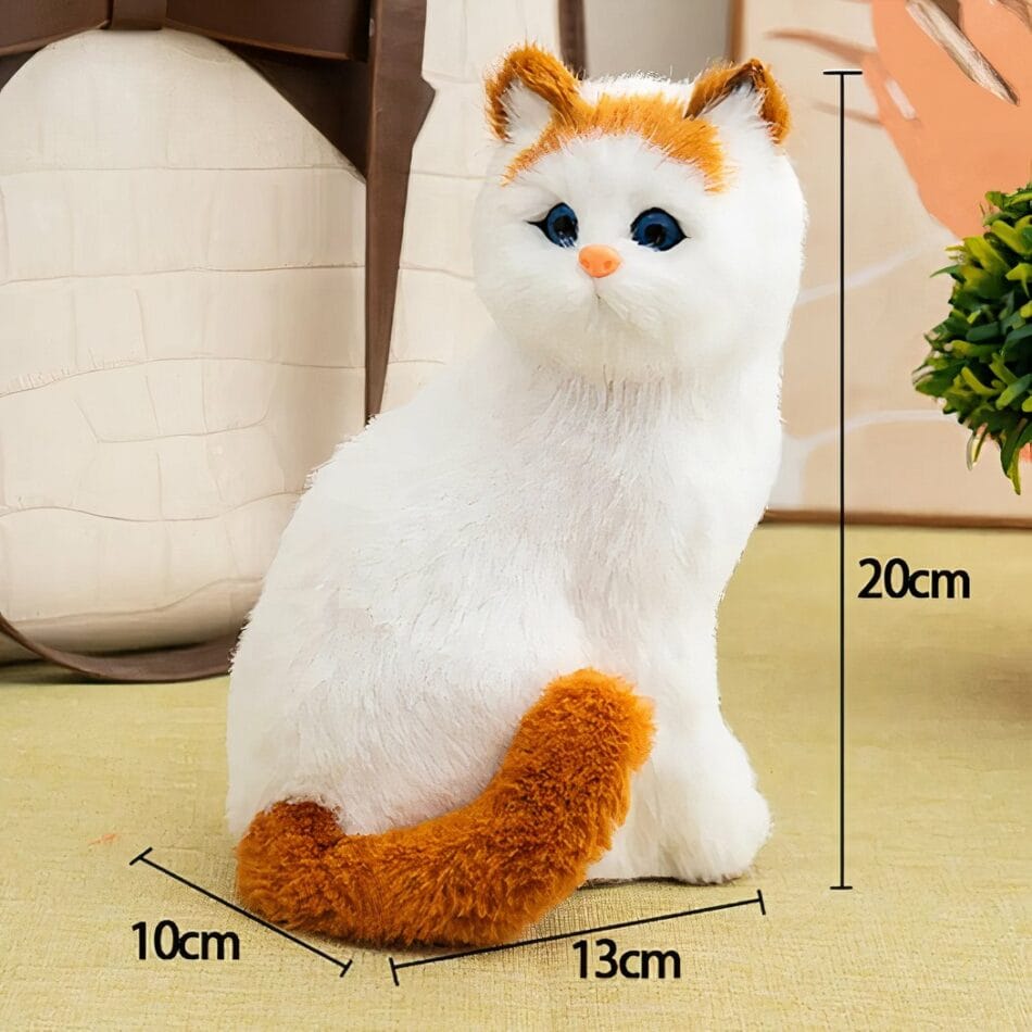 Realistische Kat Knuffel Superzacht Met Zachte Vacht En Ogen De Knuffel