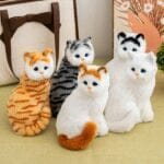 Realistische Kat Knuffel Superzacht Met Zachte Vacht En Ogen De Knuffel