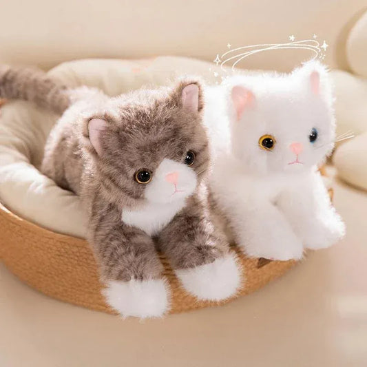 Realistische Kat Knuffel | Zachte Pluche Kitten De Knuffel