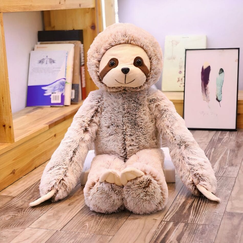Realistische Knuffel Luiaard voor Kinderen Zacht en Knuffelbaar De Knuffel
