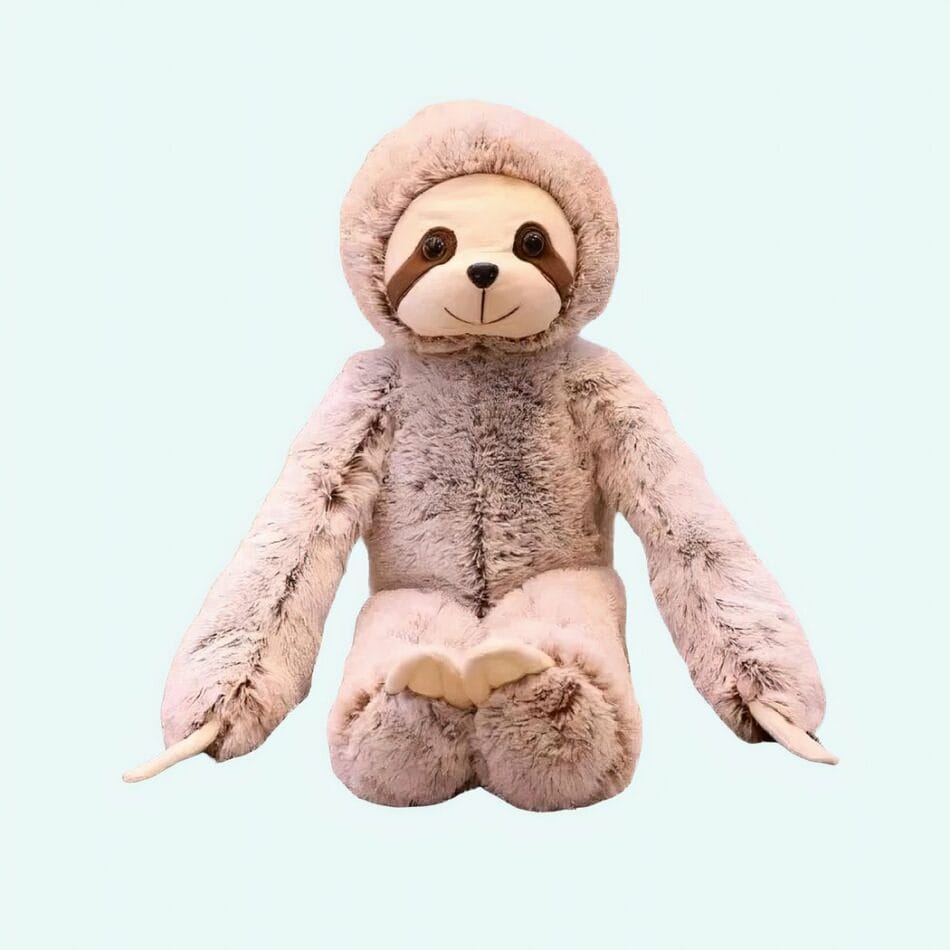 Realistische Knuffel Luiaard voor Kinderen Zacht en Knuffelbaar De Knuffel