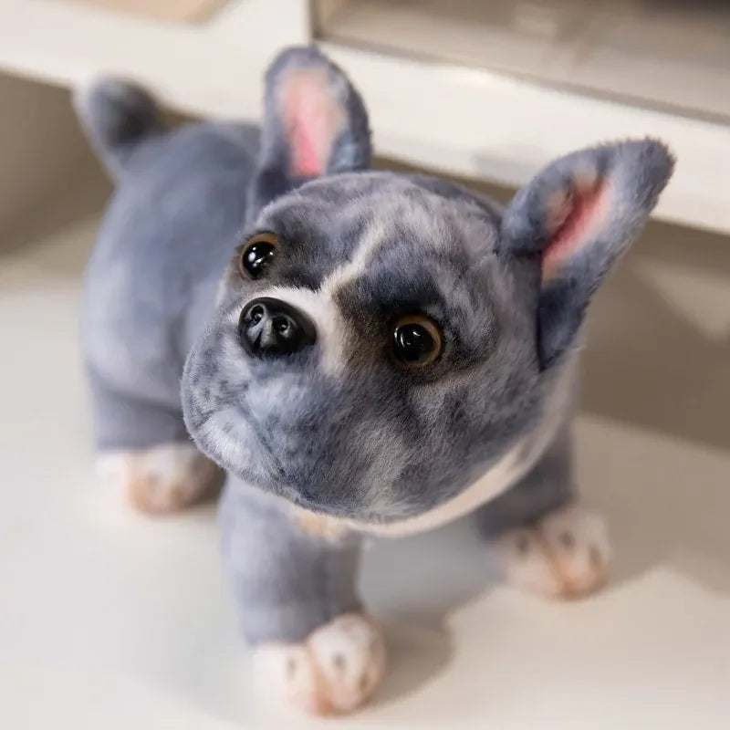 Realistische Mopshond of Bulldog Knuffel 22 cm | 7 Kleuren De Knuffel