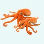 Realistische Octopus Knuffel met Zachte Textuur, Compacte Maat De Knuffel