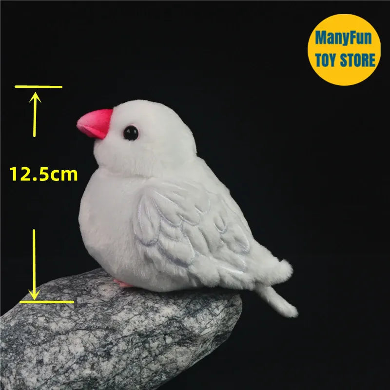 Realistische Vogeltjes Knuffel | Valkparkiet, Mees, Mus en Meer De Knuffel Model 6 Wevervogel