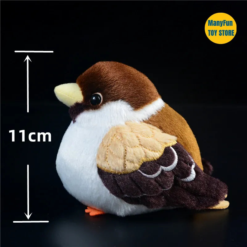 Realistische Vogeltjes Knuffel | Valkparkiet, Mees, Mus en Meer De Knuffel Model 5