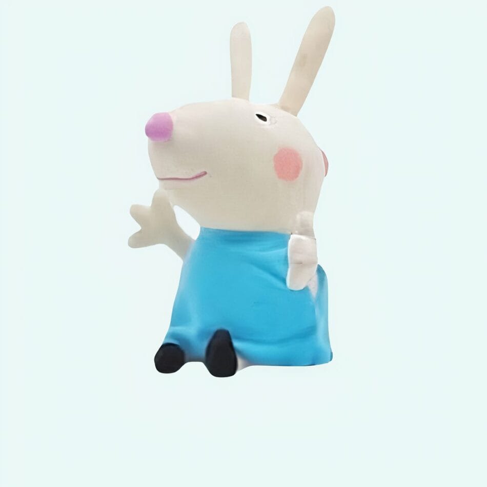 Rebecca Rabbit Knuffel Pluizige Witte Konijn met Troost De Knuffel