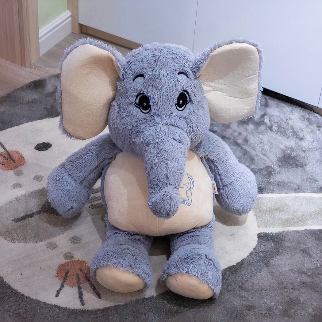 Reuzen Grijze Knuffel Olifant Voor Kinderen En Volwassenen De Knuffel 58cm