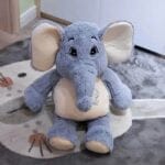 Reuzen Grijze Knuffel Olifant Voor Kinderen En Volwassenen De Knuffel
