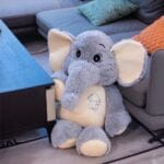 Reuzen Grijze Knuffel Olifant Voor Kinderen En Volwassenen De Knuffel