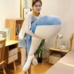 Reuzen Grijze Walvis Knuffel Ultra Zacht Speelgoed De Knuffel