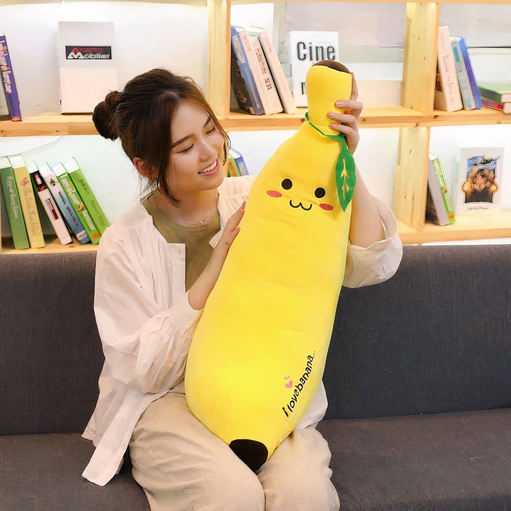 Reuzen Knuffel Banaan Zachte Grote Plucheknuffel De Knuffel 100cm