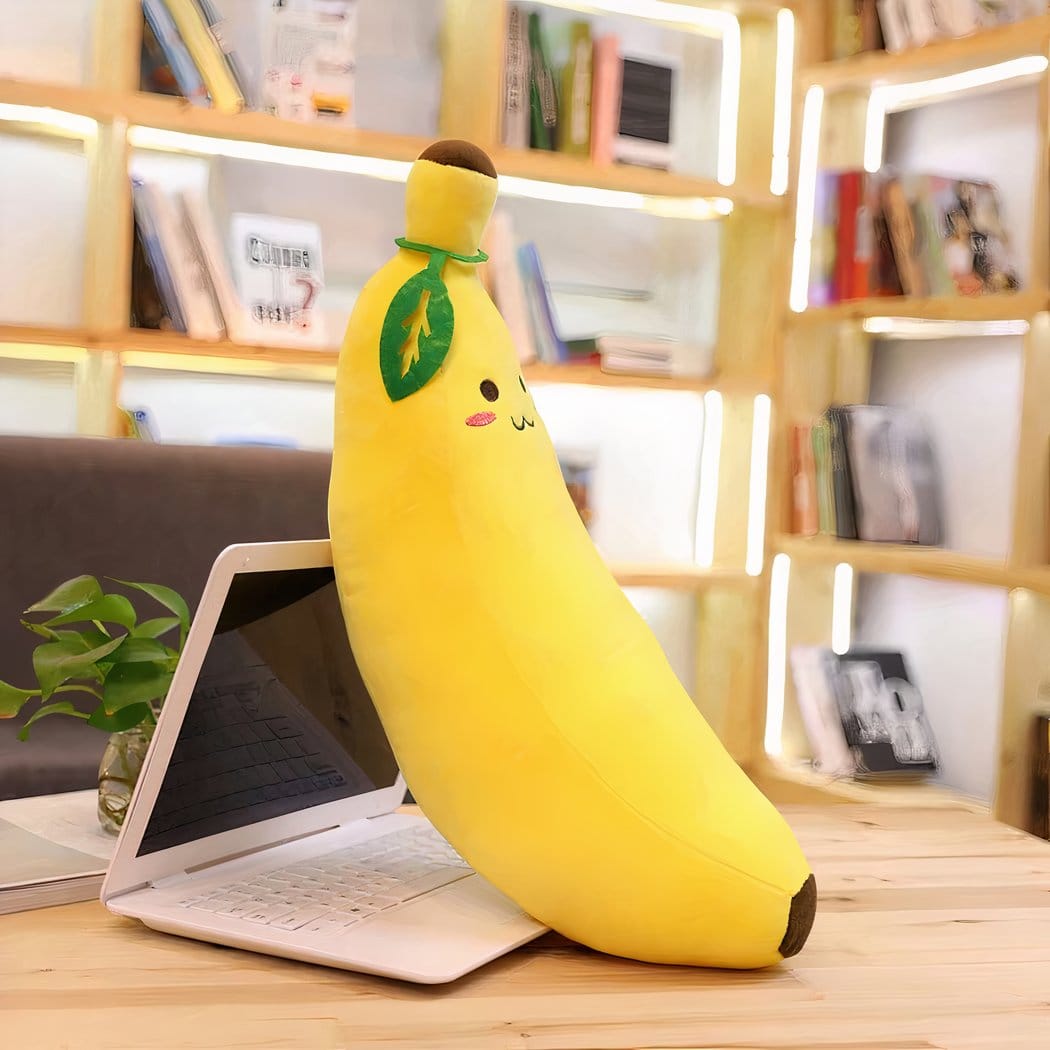 Reuzen Knuffel Banaan Zachte Grote Plucheknuffel De Knuffel 80cm