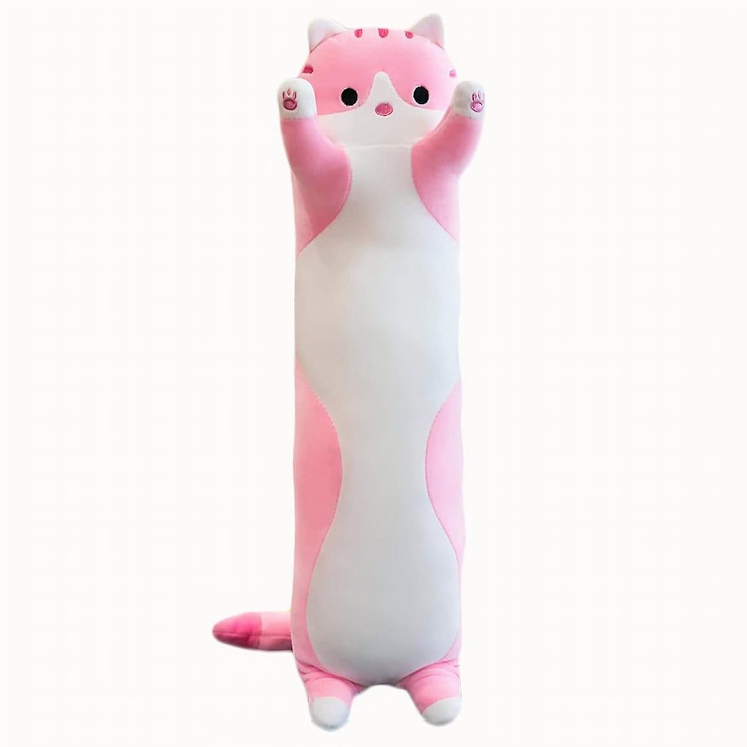 Reuzen Knuffel Kat Kussen Met Zachte Fluweel De Knuffel roze / 130cm