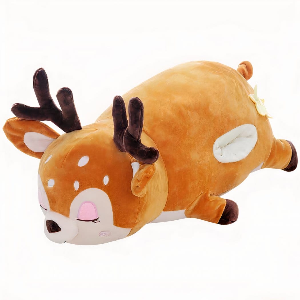 Reuzen Knuffelhert Kussen Zacht en Decoratief De Knuffel 45cm