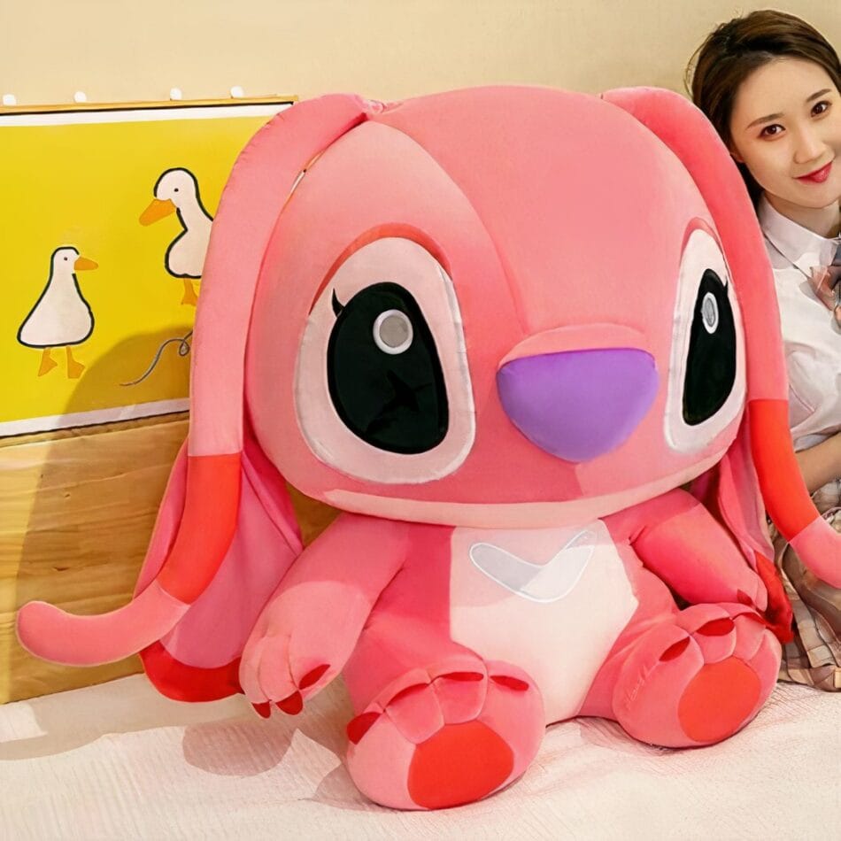 Reuzenknuffel Angel Roze 120 cm XXL Knuffel De Knuffel