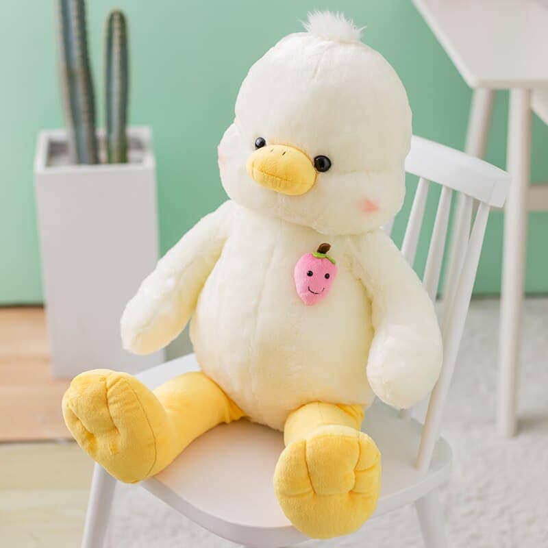 Reuzenknuffel Eend Met Microbilles Vulling De Knuffel