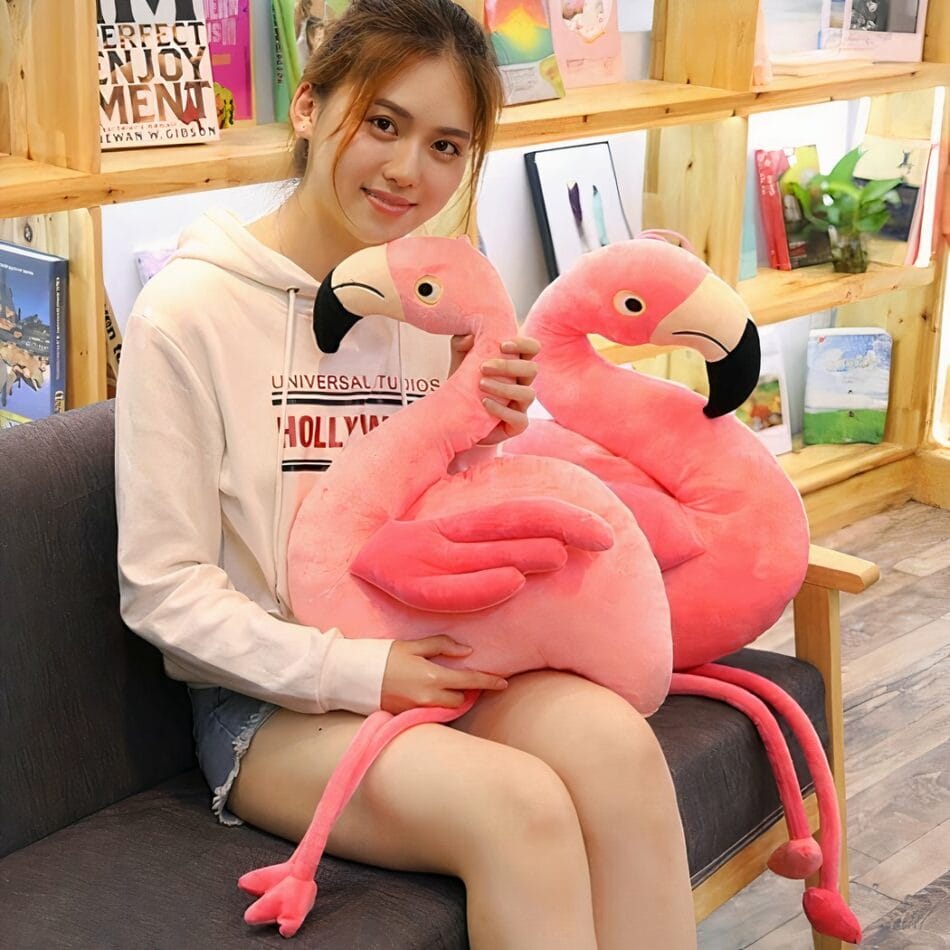 Reuzenknuffel Flamingo Roze Grote Pluche Knuffel De Knuffel