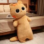 Reuzenknuffel Kat met Mohairachtige Vacht in Verschillende Kleuren XXL De Knuffel