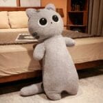 Reuzenknuffel Kat met Mohairachtige Vacht in Verschillende Kleuren XXL De Knuffel