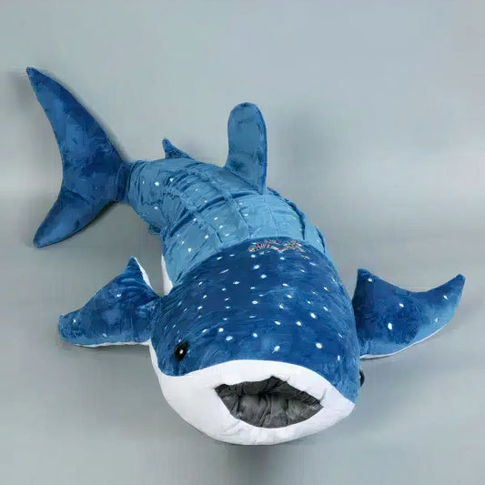 Reuzenknuffel Walvis Blauw Zachte Grote Knuffel De Knuffel 50-cm