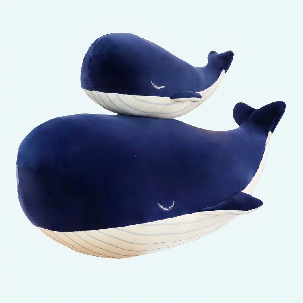 Reuzenknuffel Walvis Marineblauw Superzachte Knuffel Voor Slapen De Knuffel 25cm